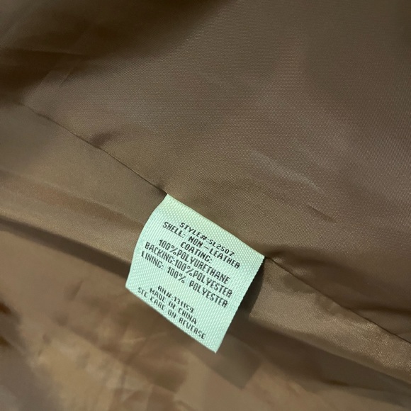 Sebby Collection Faux Leather Blazer - Picture 4 of 5